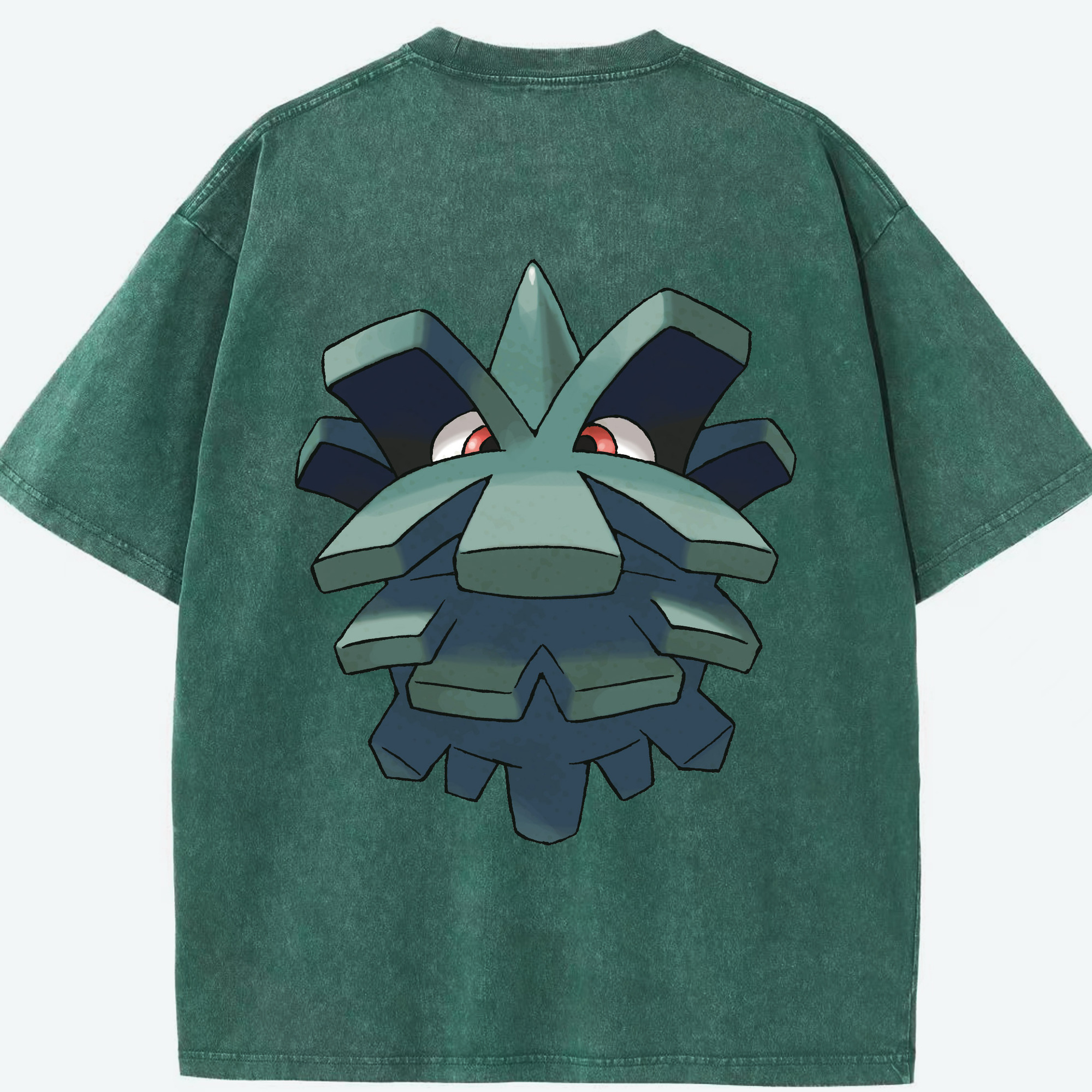 （画像用） ポケットモンスター Pokémon 綿100% ヴィンテージ風 半袖Tシャツ（背面プリント）